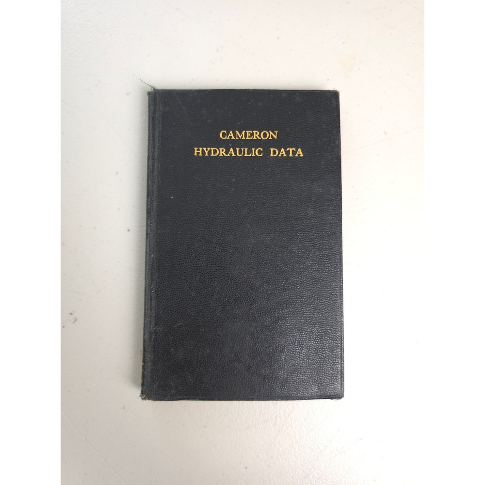Vintage Cameron Hydraulic Data Book 11th Ed 1942 Ingersoll-Rand Engineering